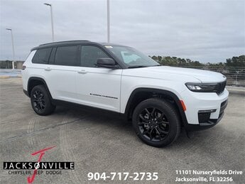 2025 Bright White Clearcoat Jeep Grand Cherokee L Limited 4X4 Automatic SUV
