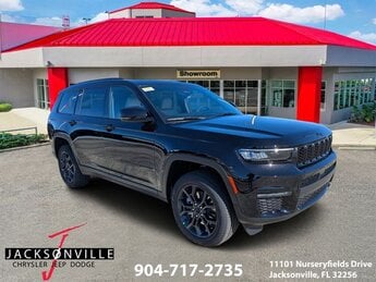 2025 Diamond Black Crystal Pearlcoat Jeep Grand Cherokee L Limited SUV 3.6L V6 24V VVT Engine 4X4 Automatic 4 Door