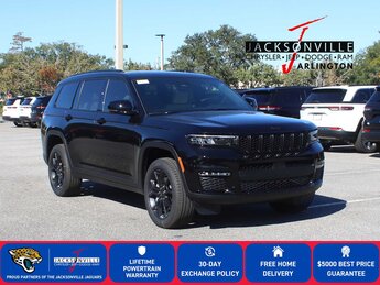 2025 Diamond Black Crystal Pearlcoat Jeep Grand Cherokee L Limited 4 Door SUV G 3.6L V6 Cylinder Engine3.6 Automatic