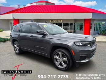 2021 Baltic Gray Metallic Clearcoat Jeep Grand Cherokee L Limited 4X4 3.6L V6 24V VVT Engine 4 Door SUV Automatic