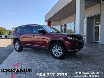 2023 Velvet Red Pearlcoat Jeep Grand Cherokee L Limited SUV Automatic 4 Door 3.6L V6 24V VVT Engine