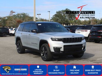 2025 Silver Zynith Jeep Grand Cherokee L Limited Automatic 4 Door SUV G 3.6L V6 Cylinder Engine3.6