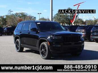 2025 Diamond Black Crystal Pearlcoat Jeep Grand Cherokee L Limited 4 Door SUV 4X4