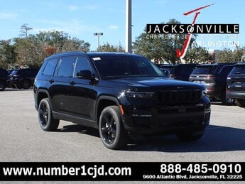 2025 Diamond Black Crystal Pearlcoat Jeep Grand Cherokee L Limited 4 Door SUV 4X4