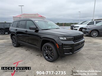 2025 Diamond Black Crystal Pearlcoat Jeep Grand Cherokee L Limited 4X4 Automatic 4 Door SUV 3.6L V6 24V VVT Engine