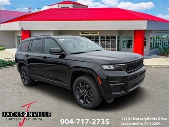 2025 Diamond Black Crystal Pearlcoat Jeep Grand Cherokee L Limited SUV 3.6L V6 24V VVT Engine 4 Door