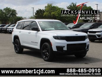 2025 Bright White Clearcoat Jeep Grand Cherokee L Limited Automatic 4 Door SUV
