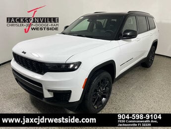 2025 Bright White Clearcoat Jeep Grand Cherokee L Limited 4 Door Automatic SUV 4X4