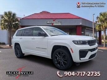 2026 Bright White Clearcoat Jeep Grand Cherokee L Limited Reserve 2.0L Hurricane 4 Turbo with ESS Engine 4 Door SUV