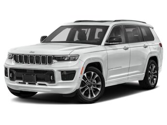 2022 Bright White Clearcoat Jeep Grand Cherokee L Overland 3.6L V6 24V VVT Engine Automatic 4X4 4 Door