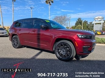 2024 Velvet Red Pearlcoat Jeep Grand Cherokee L Summit Reserve 4X4 3.6L V6 24V VVT Engine SUV