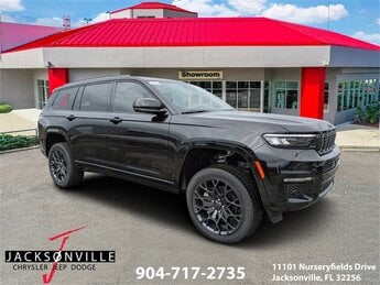 2025 Diamond Black Crystal Pearlcoat Jeep Grand Cherokee L Summit Reserve 3.6L V6 24V VVT Engine 4X4 SUV Automatic