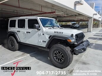 2026 Jeep Wrangler Willys 3.6L V6 24V VVT Engine 4X4 SUV Automatic 4 Door