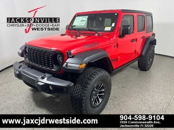 2026 Firecracker Red Clearcoat Jeep Wrangler Willys 4X4 SUV 4 Door