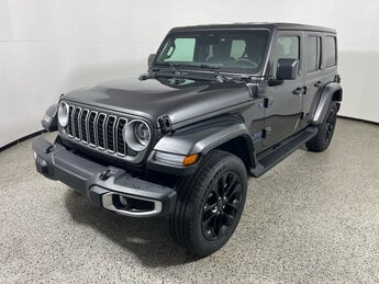 2025 Granite Crystal Metallic Clearcoat Jeep Wrangler 4xe Sahara 4X4 4 Door H 2.0L 4 Cylinder Engine2.0 SUV Automatic