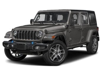 2025 Granite Crystal Metallic Clearcoat Jeep Wrangler Sahara 4xe 4 Door SUV Automatic H 2.0L 4 Cylinder Engine2.0