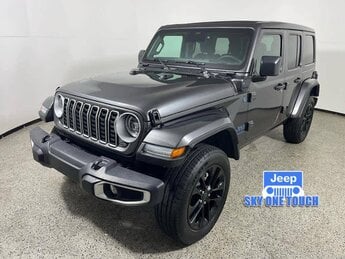2025 Granite Crystal Metallic Clearcoat Jeep Wrangler Sahara 4xe 4 Door 4X4 SUV H 2.0L 4 Cylinder Engine2.0 Automatic