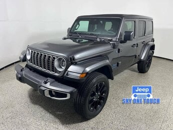 2025 Granite Crystal Metallic Clearcoat Jeep Wrangler Sahara 4xe Automatic SUV 4X4 4 Door H 2.0L 4 Cylinder Engine2.0