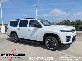 2026 Bright White Clearcoat Jeep Grand Wagoneer L 3.0L I6 Engine RWD 4 Door