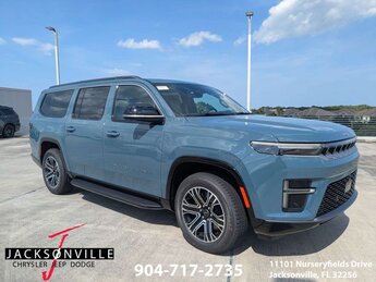 2026 Steel Blue Jeep Grand Wagoneer L RWD 3.0L I6 Engine 4 Door SUV