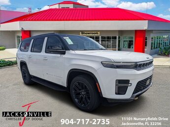 2026 Bright White Clearcoat Jeep Grand Wagoneer L 3.0L I6 Engine SUV 4X4 4 Door
