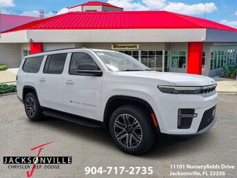 2026 Bright White Clearcoat Jeep Grand Wagoneer L Automatic 4 Door 4X4 3.0L I6 Engine SUV
