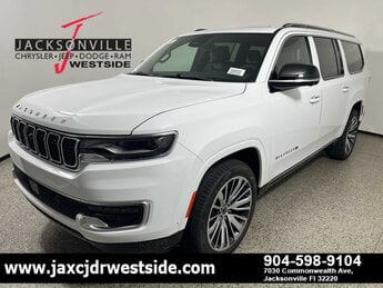 2025 Bright White Clearcoat Jeep Wagoneer L Series II Limited 4X4 SUV G 3.0L Straight 6 Cylinder Engine3.0