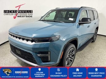 2026 Steel Blue Jeep Grand Wagoneer 4 Door Automatic SUV 3.0L Straight 6 Cylinder Engine RWD
