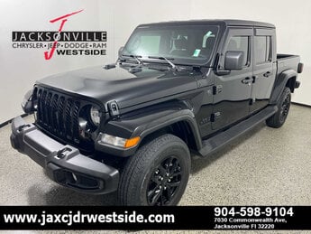 2022 Black Clearcoat Jeep Gladiator Altitude Automatic 4 Door Truck