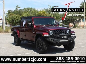 2021 Snazzberry Pearlcoat Jeep Gladiator Willys 4 Door 4X4 Truck G 3.6L V6 Cylinder Engine3.6