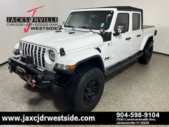 2021 Bright White Clearcoat Jeep Gladiator Sport S 4X4 D 3.0L V6 Cylinder Engine3.0 Automatic 4 Door