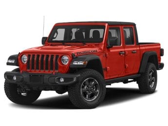 2020 Firecracker Red Clearcoat Jeep Gladiator Rubicon Automatic 3.6L V6 24V VVT Engine Truck 4X4