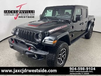2024 Black Clearcoat Jeep Gladiator Rubicon Truck G 3.6L V6 Cylinder Engine3.6 Automatic 4 Door 4X4