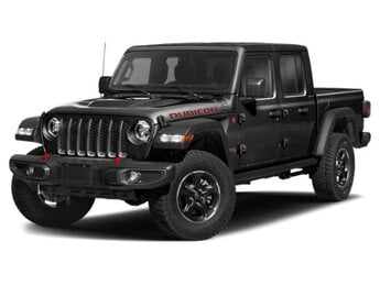 2022 Black Clearcoat Jeep Gladiator Rubicon Automatic G 3.6L V6 Cylinder Engine3.6 4 Door 4X4