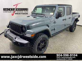 2025 Anvil Clearcoat Jeep Gladiator Willys Automatic Truck 4 Door 4X4 G 3.6L V6 Cylinder Engine3.6