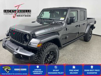 2026 Granite Crystal Metallic Clearcoat Jeep Gladiator Willys 4 Door Truck G 3.6L V6 Cylinder Engine3.6 Automatic