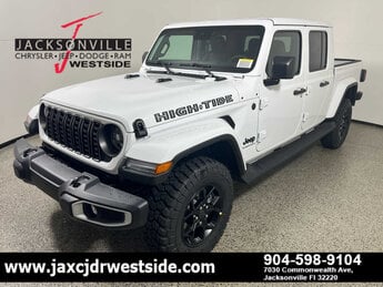 2025 Bright White Clearcoat Jeep Gladiator High Tide 4X4 G 3.6L V6 Cylinder Engine3.6 4 Door