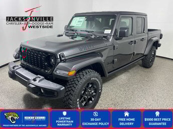 2026 Granite Crystal Metallic Clearcoat Jeep Gladiator Willys G 3.6L V6 Cylinder Engine3.6 Automatic Truck 4 Door 4X4