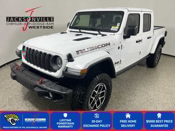 2026 Bright White Clearcoat Jeep Gladiator Rubicon X Truck 4X4 G 3.6L V6 Cylinder Engine3.6