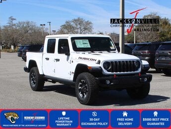 2026 Bright White Clearcoat Jeep Gladiator Rubicon X 4X4 Truck 4 Door G 3.6L V6 Cylinder Engine3.6 Automatic