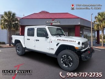 2026 Bright White Clearcoat Jeep Gladiator Rubicon X 4 Door Automatic 4X4 Truck