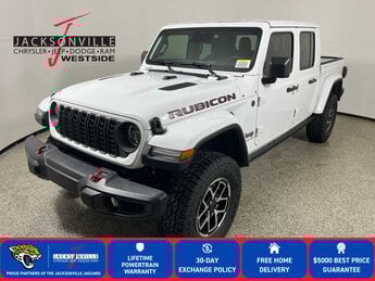 2026 Bright White Clearcoat Jeep Gladiator Rubicon Automatic G 3.6L V6 Cylinder Engine3.6 Truck