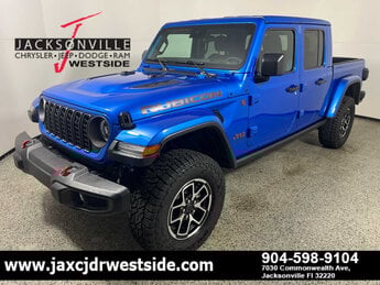 2025 Hydro Blue Pearlcoat Jeep Gladiator Rubicon 4X4 G 3.6L V6 Cylinder Engine3.6 Truck