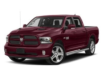 2017 Delmonico Red Pearlcoat Ram 1500 Sport Truck HEMI 5.7L V8 Multi Displacement VVT Engine Automatic RWD 4 Door
