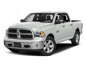 2017 Bright White Clearcoat Ram 1500 Big Horn 4X4 4 Door Automatic 3.0L V6 Cylinder Engine Truck