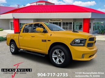 2016 Stinger Yellow Clear Coat Ram 1500 Sport Automatic 4 Door Truck HEMI 5.7L V8 Multi Displacement VVT Engine