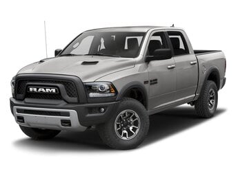 2017 Bright Silver Metallic Clearcoat Ram 1500 Rebel Automatic Truck 4 Door 3.6L V6 24V VVT Engine