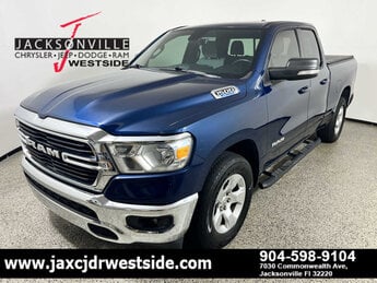 2021 Patriot Blue Pearlcoat Ram 1500 Big Horn G 3.6L V6 Cylinder Engine3.6 Automatic Truck