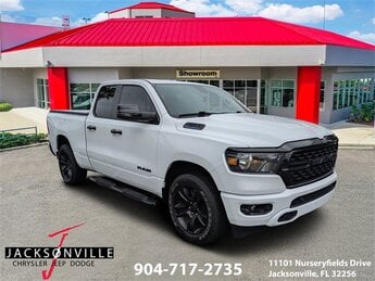 2024 Bright White Clearcoat Ram 1500 Big Horn 3.6L V6 24V VVT Engine Automatic 4 Door Truck