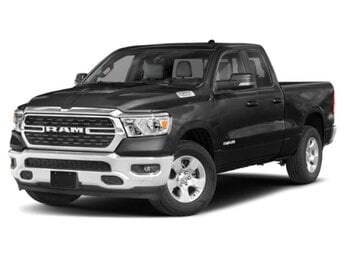 2022 Diamond Black Crystal Pearlcoat Ram 1500 Big Horn Truck G 3.6L V6 Cylinder Engine3.6 4 Door RWD